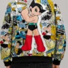Japanese Manga Series Astro Boy Comic AOP Varsity Jacket