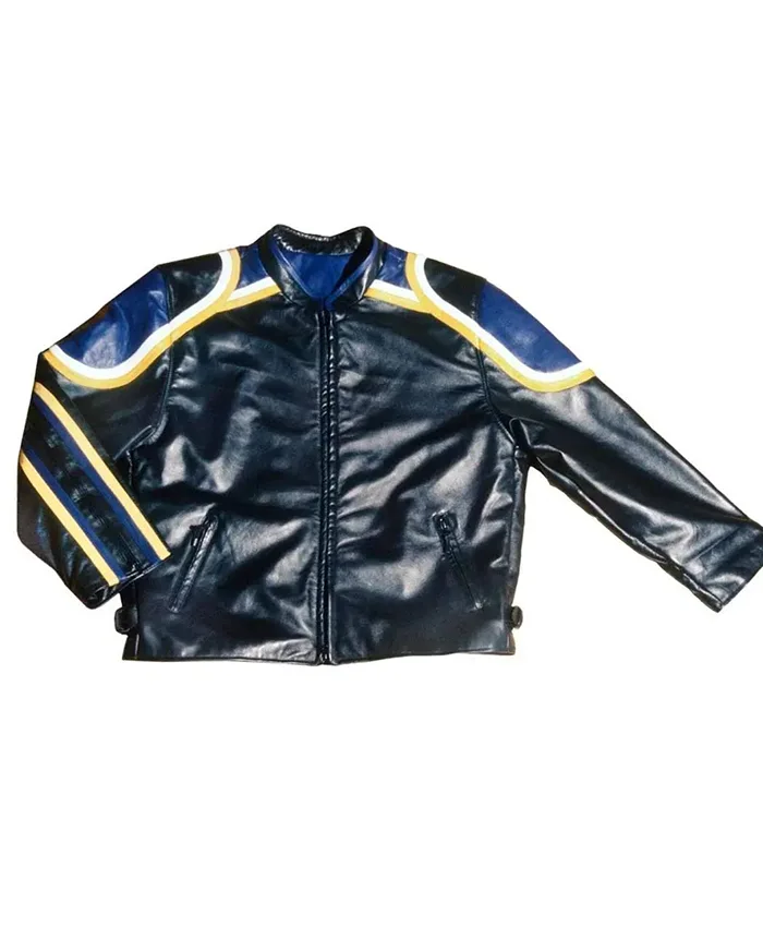 Roc a Fella Records Biker Leather Jacket - Image 2