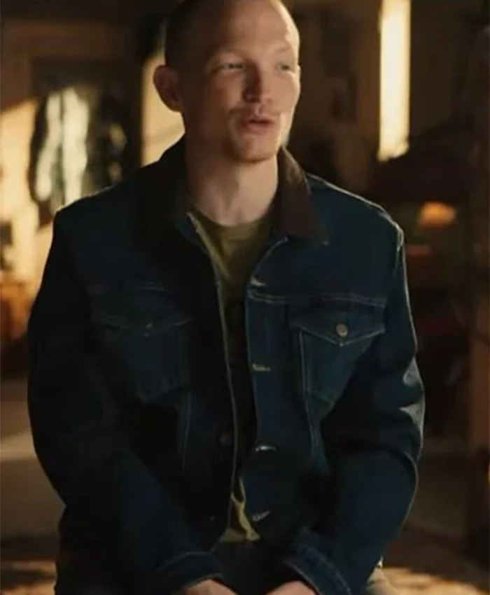 Jefferson White Yellowstone Season 04 Jimmy Hurdstrom Blue Denim Trucker Jacket