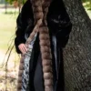 Jenna Brown Mink Fur Big Coat