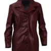 Jennifer Aniston TV Series Friends Rachel Green Maroon Jacket