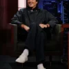 Jimmy Kimmel Live Jacob Elordi Black Jacket