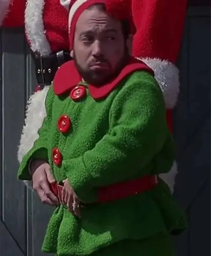 Jingle All The Way Danny Woodburn Green Coat