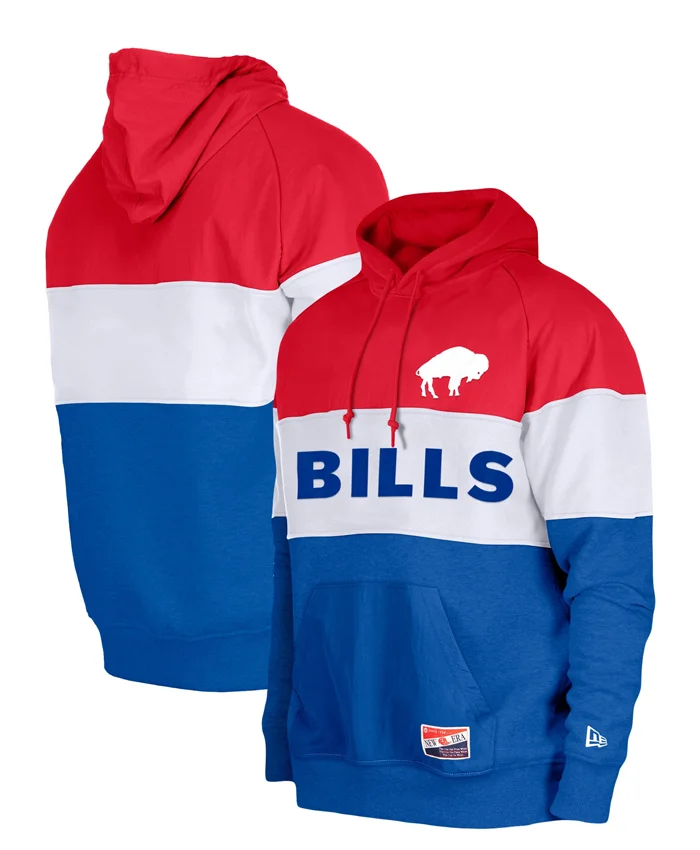 Johann Buffalo Bills Colorblock Pullover Hooded Jacket