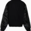 Jordan Flight Red And Black Wool Leather Varsity Jacket