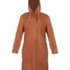Josephine Jobert Saint Pierre S01 Arch Brown Hooded Coat For Women