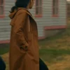 Josephine Jobert TV Series Saint Pierre S01 Arch Brown Coat For Women