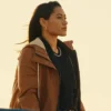 Josephine Jobert TV Series Saint Pierre S01 Arch Hooded Coat For Women