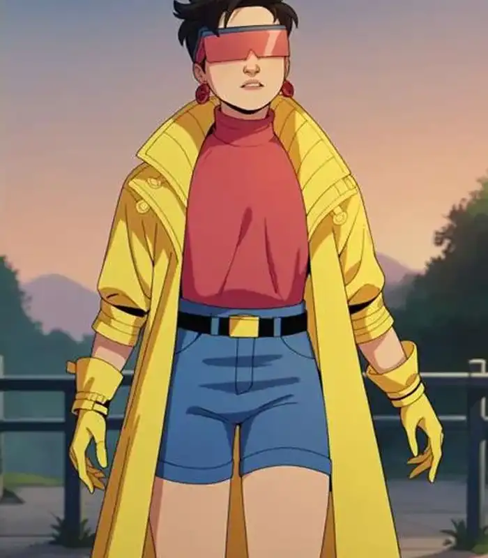 Jubilee X Men 97 Yellow Long Coat
