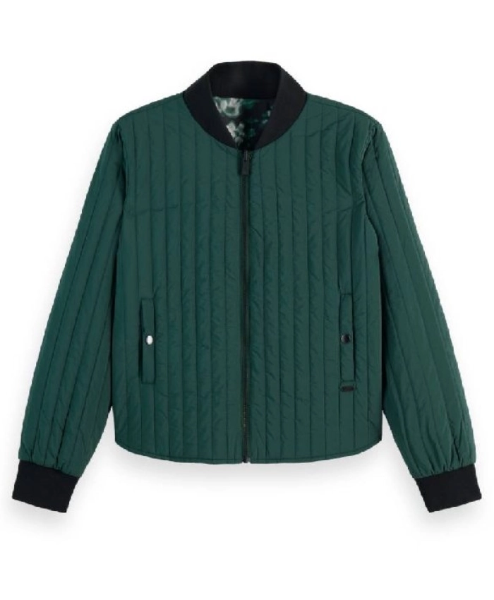 Judith Burton Ride or Die S01 Hannah Waddingham Green Reversible Bomber Jacket