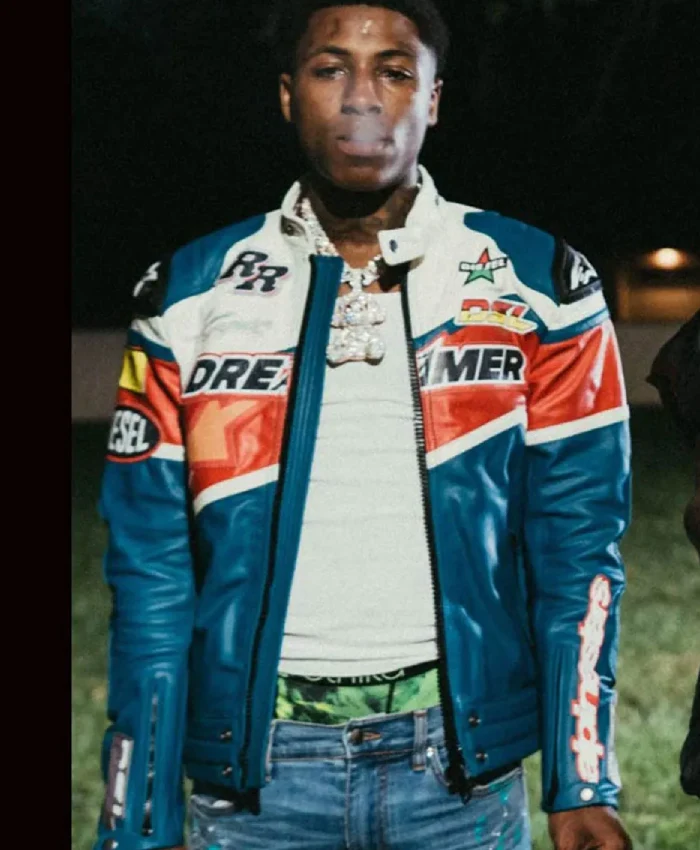 Juice Wrld Bandit Ft NBA Youngboy Dreamer Motorcycle Leather Jacket Sale