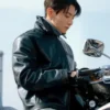 Jungkook BTS 2026 Calvin Klein Leather Jacket