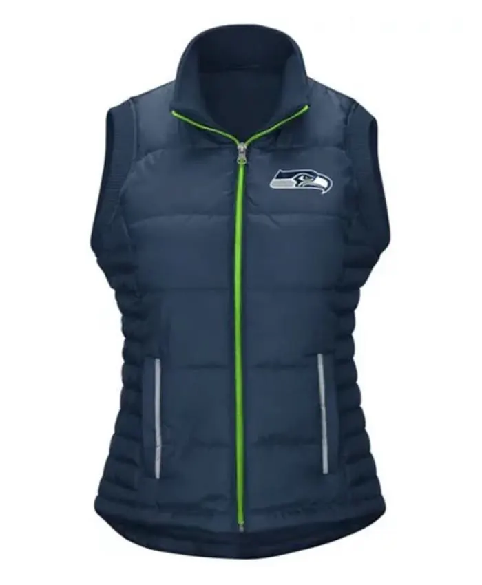 Kaia Cole NFL Seattle Seahawks Full Zipper Vest