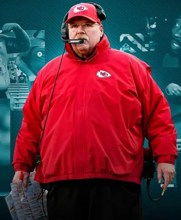 Kansas City Chiefs Andy Reid Red Jacket