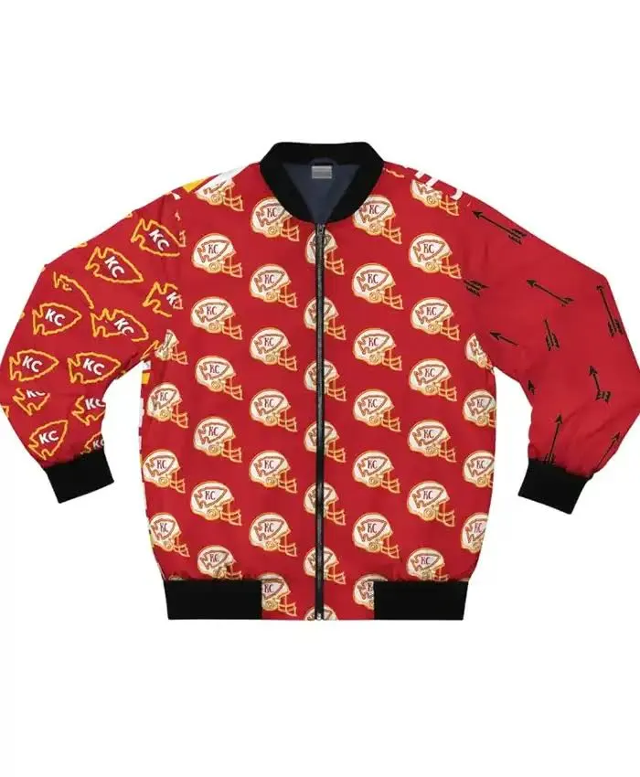 Kansas City Chiefs Gunner Red Bomber Jacket