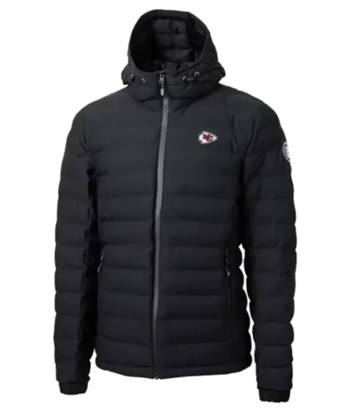 Kansas City Chiefs Jaxon Black Full Zip Puffer Jacket