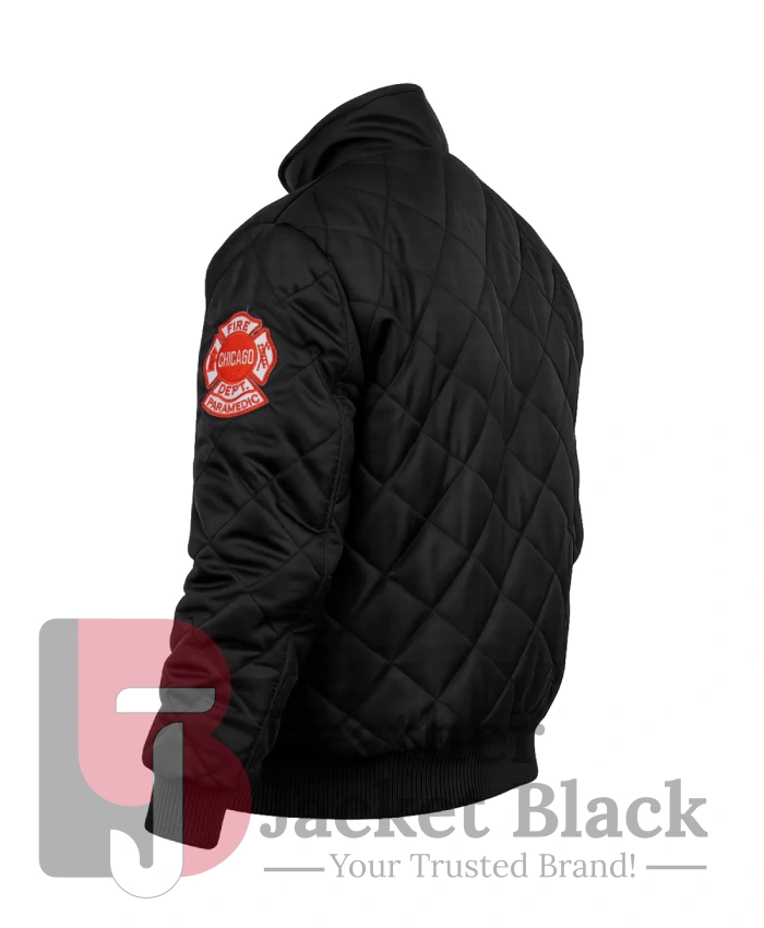 Kara Killmer TV Series Chicago Fire Black Bomber Jacket