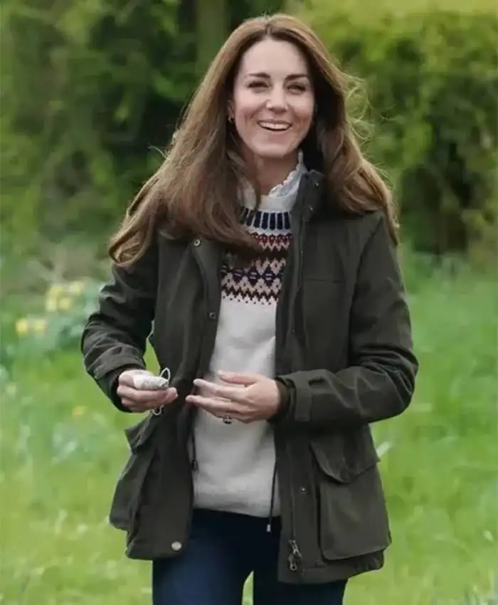 Kate Middleton Advanced Woodcock Green Jacket