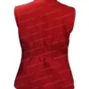 Kathryn Kelly TV Series Yellowstone Emily Cotton Red 6666 Vest