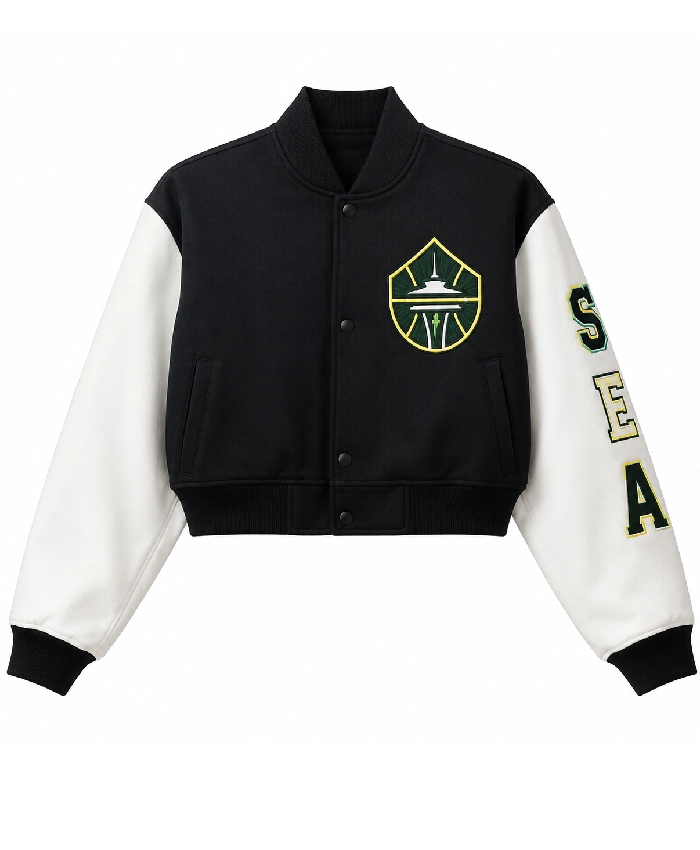 Kayce Kirihara WNBA Seattle Storm Team Cropped Jacket