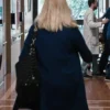 Kelly Reilly TV Series Yellowstone Beth Dutton Season 4 Blue Wool Coat For Sale