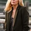 Kelly Reilly Yellowstone Season 04 Beth Dutton Wool Dark Olive Green Long Coat