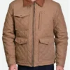 Kevin Costner Tv Series Yellowstone Season 02 John Dutton Brown Cotton Jacket