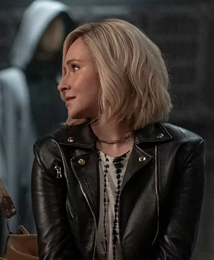 Kirby Reed Scream 6 Hayden Panettiere Black Biker Jacket