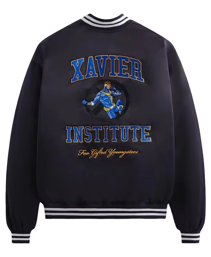Kith x Marvel X Men Cyclops Black Bomber Jacket