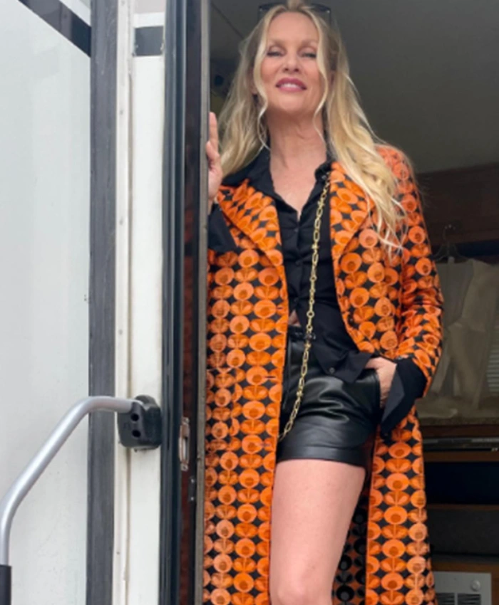 Ladies Of The A Divas Christmas Nicollette Sheridan Coat