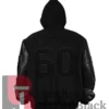 Las Vegas Raiders Antonio Varsity Pierce Black Jacket