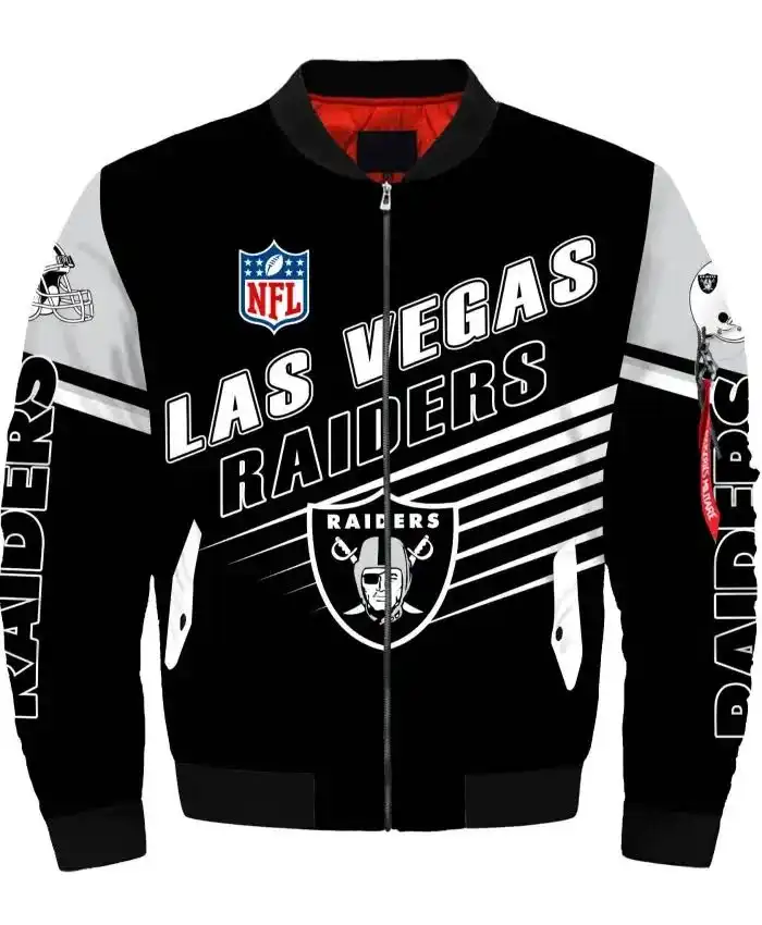 Las Vegas Raiders Bomber Jacket 2