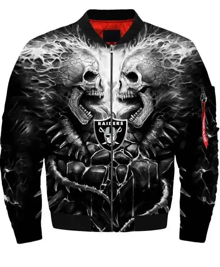 Las Vegas Raiders Bomber Jacket 5