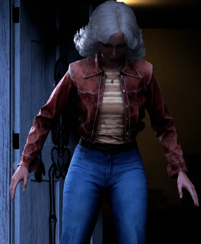 Laurie Strode Halloween The Game 2026 Leather Jacket