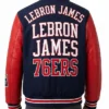 LeBron James 76ers 2026 Varsity Jacket Men