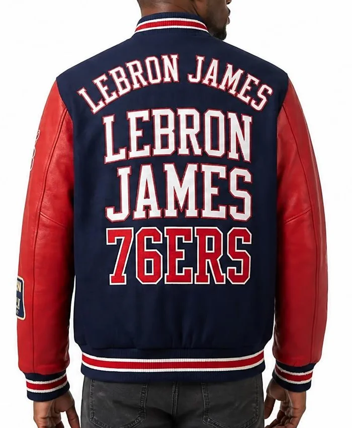 LeBron James 76ers 2026 Varsity Jacket Men