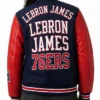 LeBron James 76ers 2026 Varsity Jacket Women