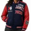 LeBron James 76ers 2026 Varsity Jacket Womens