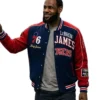 LeBron James Philadelphia 76ers 2026 Varsity Jacket