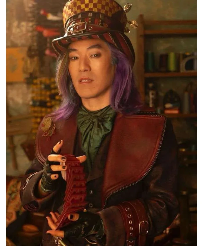 Leonardo Nam Descendants Wicked Wonderland Leather Coat