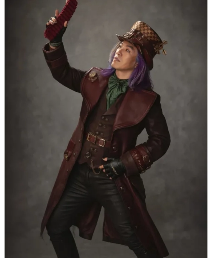 Leonardo Nam Descendants Wicked Wonderland Maroon Coat