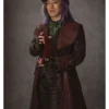 Leonardo Nam Descendants Wicked Wonderland Maroon Leather Coat
