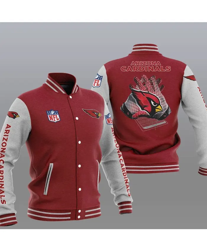 Levin Arizona Cardinals Varsity Baseball Jacket
