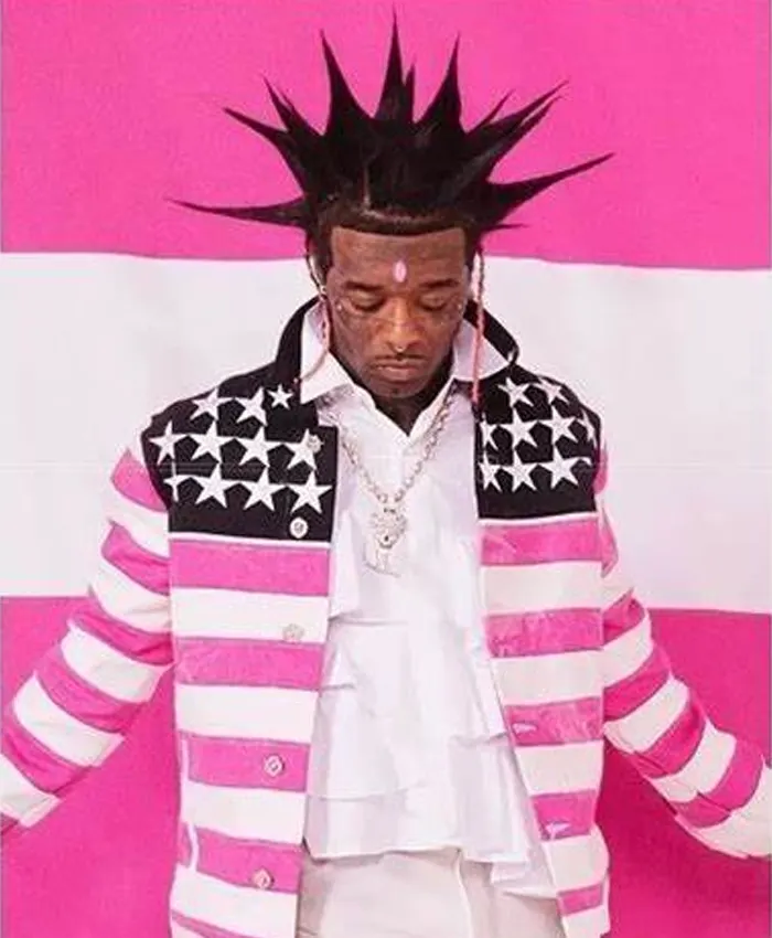 Lil Uzi Vert American Flag Cotton Jacket