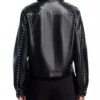 Lizzie Mathis Honest Renovations S04 Studded Trim Leather Jacket
