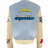Los Angeles Chargers Wool and Leather Baby Blue Jacket