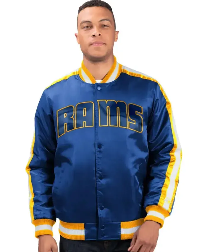 Los Angeles Rams Throwback Blue Jacket