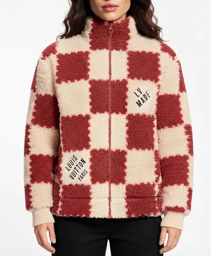 Louis Vuitton x Nigo Jacquard Damier Red Blouson