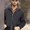 Luke Grimes TV Series Yellowstone Kayce Dutton Dark Grey Fleece Hoodie Jacket For Sale