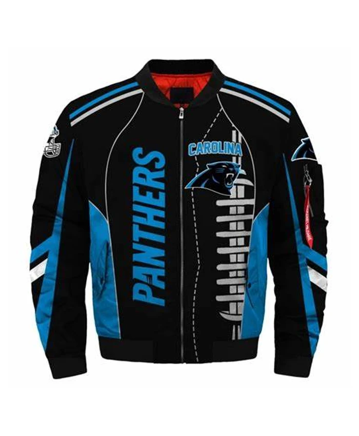 Luther Carolina Panthers Bomber Jacket